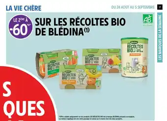 Intermarché Hyper Récoltes Bio De Blédina offre