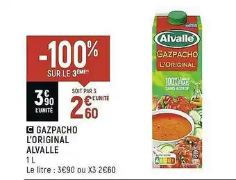 Spar Gazpacho L'original Alvalle offre