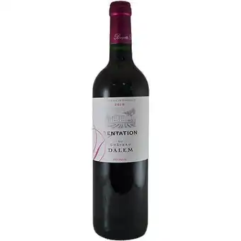 E.Leclerc Tentation du château dalem, 2018 - fronsac aop - rouge - 75 cl offre