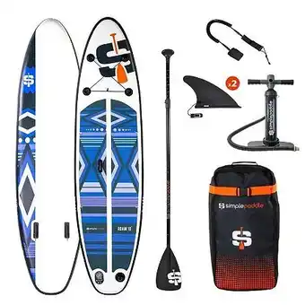 E.Leclerc Stand up paddle gonflable roam 10' bleu 295 x 76 x 15 cm offre