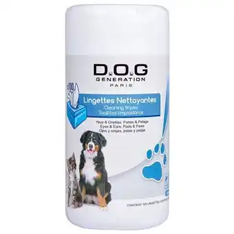 E.Leclerc Lingettes nettoyantes biodégradables dog génération offre