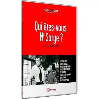 E.Leclerc Qui êtes-vous, mr sorge ?,dvd offre