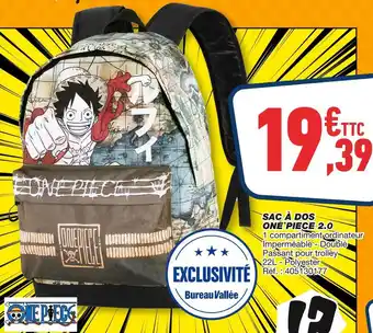Bureau Vallée Sac à dos one piece 2.0 offre