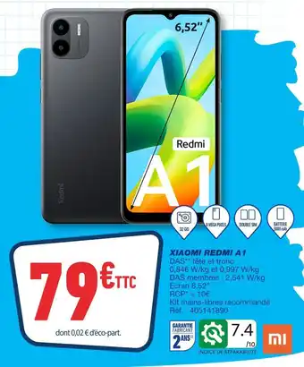 Bureau Vallée Xiaomi xiaomi redmi a1 offre