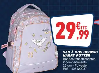 Bureau Vallée Sac à dos hedwig harry potter offre
