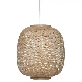 Maxi Bazar Marque atmosphera suspension bambou chaya naturel d.43cm offre