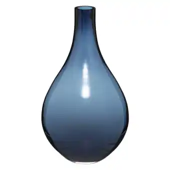 Maxi Bazar Vase bouteille solid bleu h.35cm offre