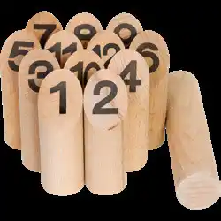 Jeu de quilles finlandaises compactes