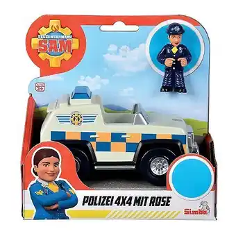 E.Leclerc Slp mini 4x4 police 17cm - sam le pompier offre