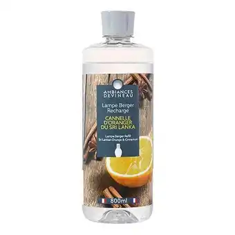 E.Leclerc Recharge lampe berger 800ml cannelle d'oranger du sri lanka offre