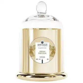 E.Leclerc Bougie sous cloche en verre transparente argan précieux offre