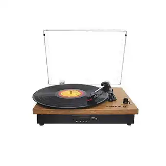 E.Leclerc Platine vinyle studio - tourne-disque - bluetooth - 2 haut-parleurs - usb et carte sd - radio fm offre