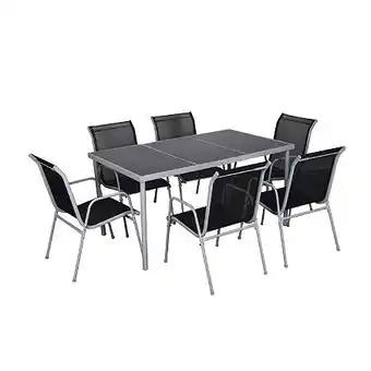 E.Leclerc Lusiana 6 : ensemble de jardin 6 personnes offre