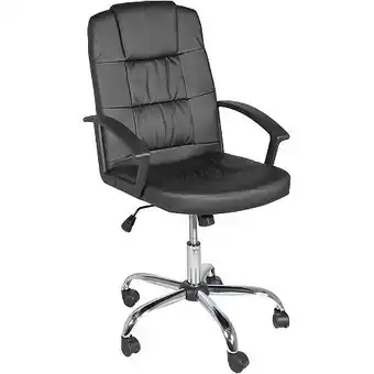 E.Leclerc Fauteuil de bureau simili cuir basculant à accoudoirs loop offre