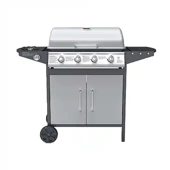 Branson - barbecue à gaz 4 brûleurs, plus brûleur latéral