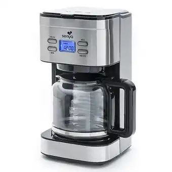 E.Leclerc Cafetière programmable isotherme inox 1,5l family coffee offre