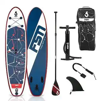 E.Leclerc Stand up paddle gonflable punga 10'8 bleu 320 x 81 x 15 cm offre