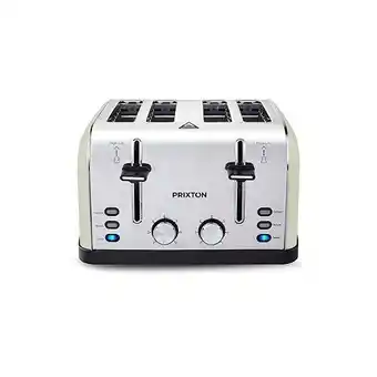 E.Leclerc Grille-pain bianca - 1900w - 4 fentes - 7 niveaux de chaleur offre