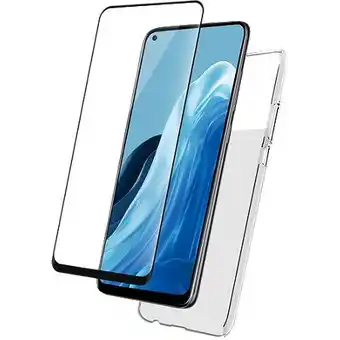 E.Leclerc Pack oppo reno 8 lite coque transparente + verre trempé bigben offre