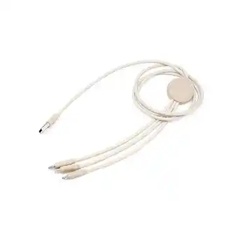 E.Leclerc Câble de charge écologique 4-en-1 - blaupunkt - blp0230-112 - beige offre