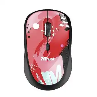 Souris sans fil trust yvic rouge