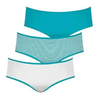 Athena lot de 3 boxers fille ecopack trio mode