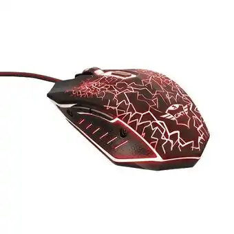 E.Leclerc Trust - souris gaming filaire ambidextre éclairage par diodes izza offre