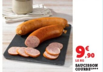 Super U SAUCISSON COURBE offre