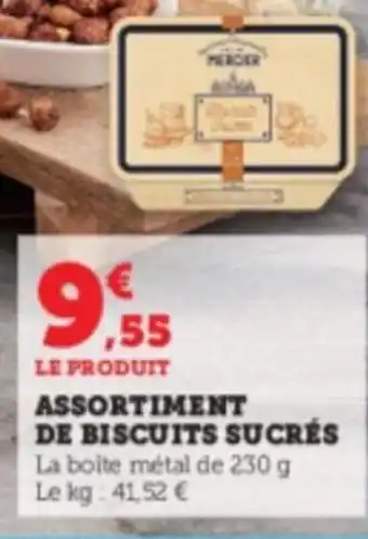 Super U ASSORTIMENT DE BISCUITS SUCRÉS offre
