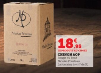 Super U CHINON AOP offre