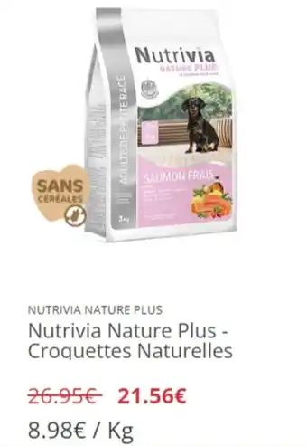 Nutrivia Nature Plus - Croquettes Naturelles