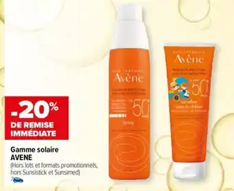Carrefour Gamme solaire AVENE offre