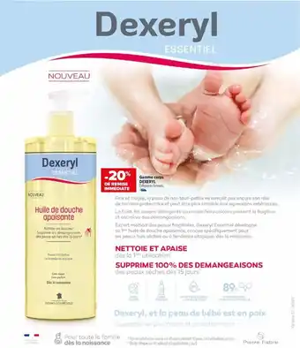 Carrefour Gamme corps DEXERYL offre