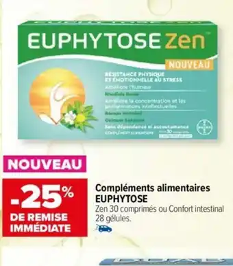 Carrefour Compléments alimentaires EUPHYTOSE offre
