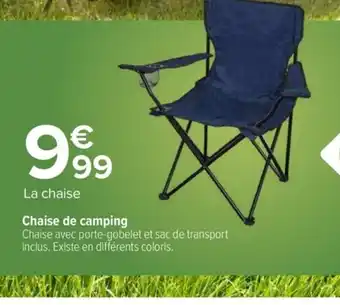 Carrefour Chaise de camping offre
