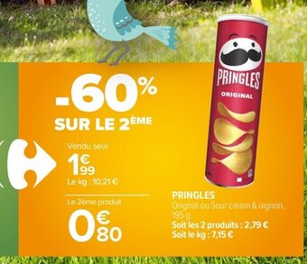 Carrefour PRINGLES offre