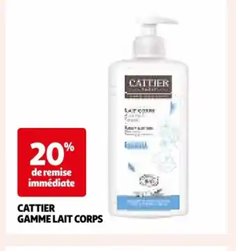 Auchan CATTIER GAMME LAIT CORPS offre