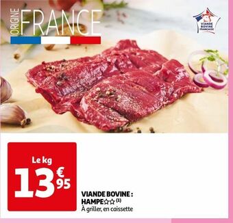 Auchan Viande bovine : hampe offre