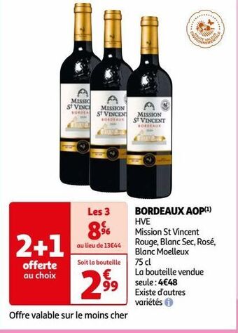 Auchan Bordeaux aop offre
