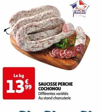 Auchan Saucisse perche cochonou offre
