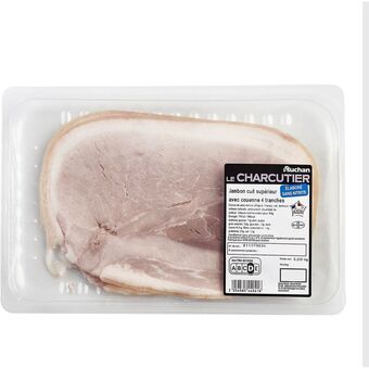 Jambon cuit supérieur auchan le charcutier