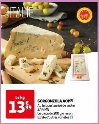 Auchan Supermarché Gorgonzola aop offre