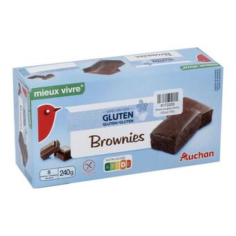Auchan Brownies sans gluten auchan offre
