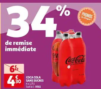 Auchan Supermarché Coca cola coca cola sans sucres offre