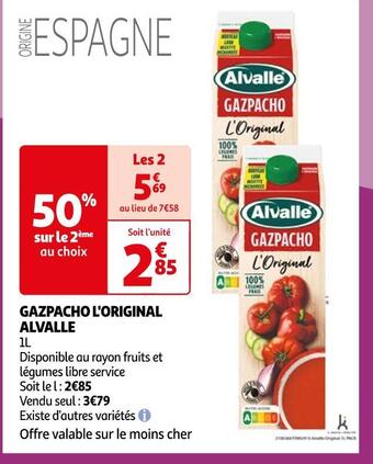 Alvalle gazpacho l'original