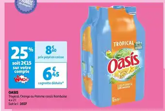 Auchan Oasis oasis offre