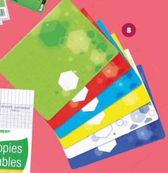 Auchan Auchan cahier polypro offre