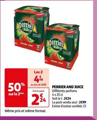 Auchan Supermarché Perrier perrier and juice offre