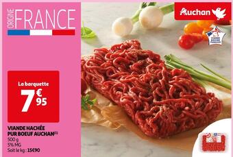 Auchan viande hachée pur boeuf
