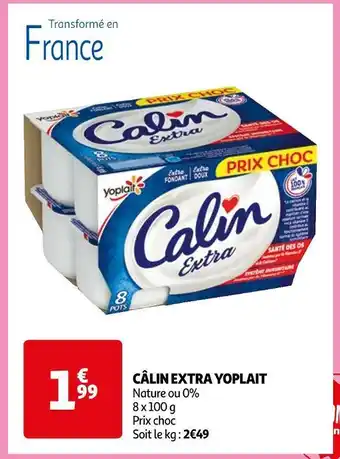 Auchan Yoplait câlin extra offre
